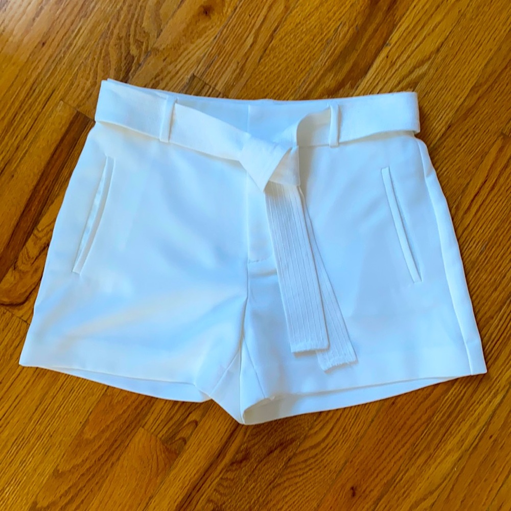 Nine West high-waisted dress shorts